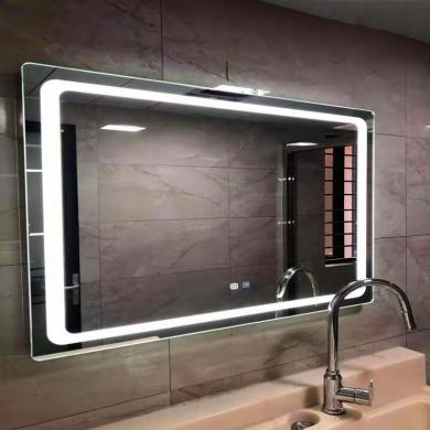 智能浴室镜 led灯自动除雾挂镜 亚马逊热销蓝牙音频化妆镜
