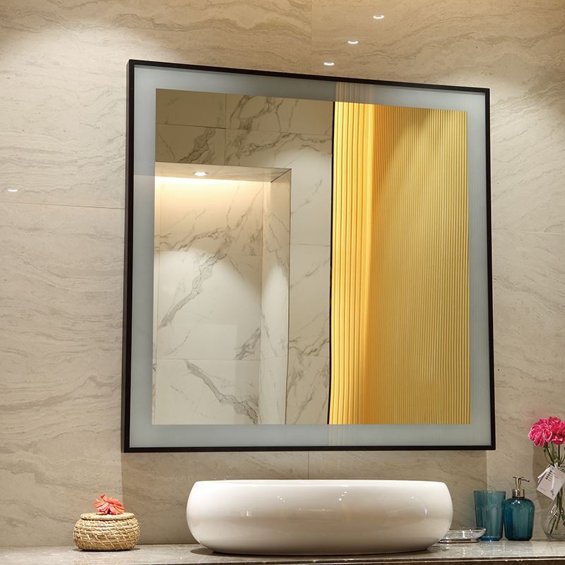 Large Illuminated Bathroom Mirror